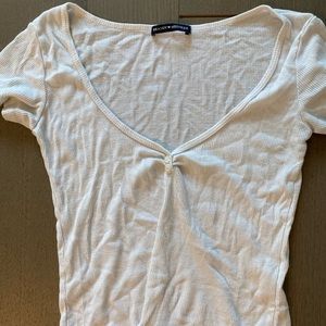 Brandy Melville White cropped top